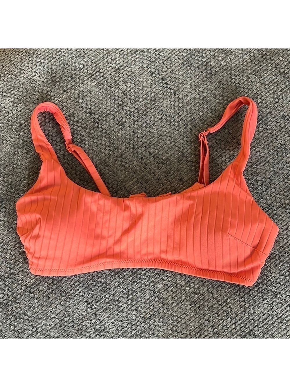 Aerie scoop ribbed bikini top